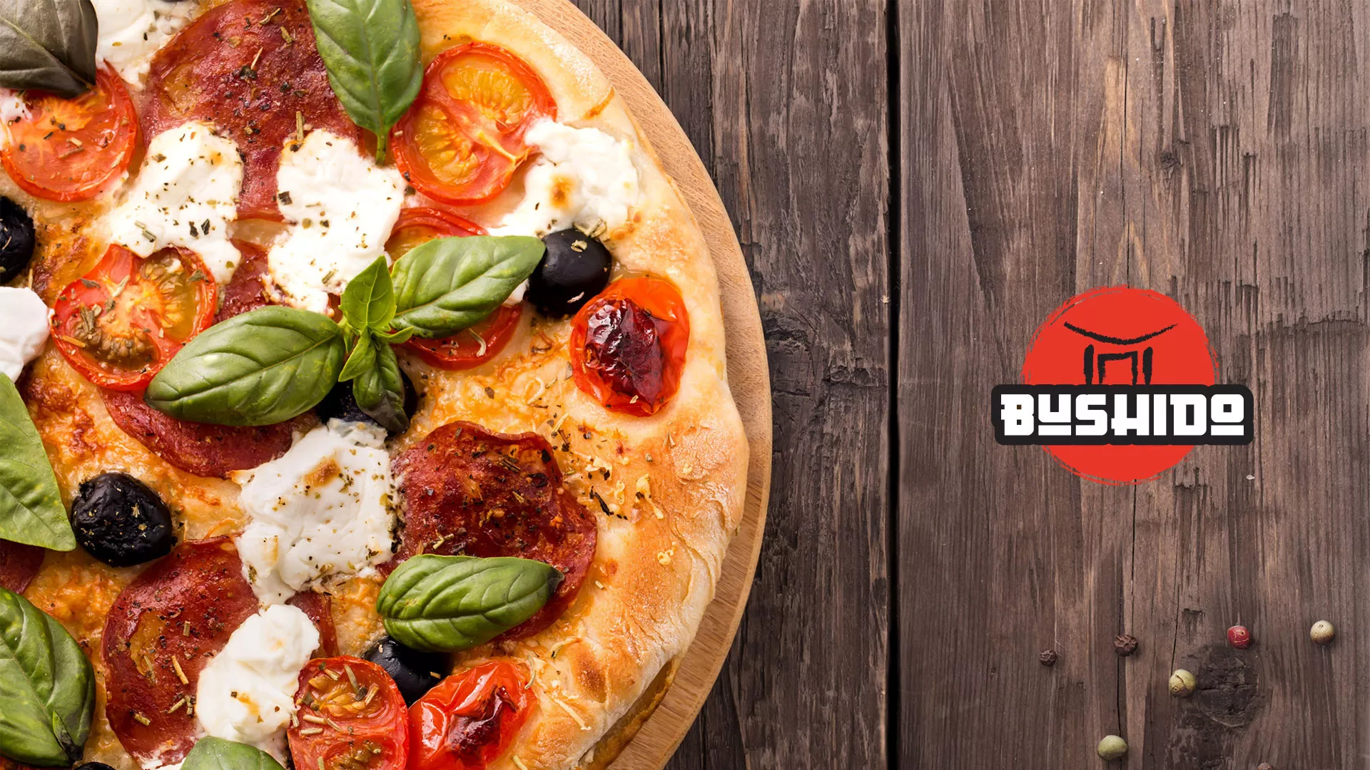 Разработка сайта для пиццерии «BUSHIDO» в Егорьевске